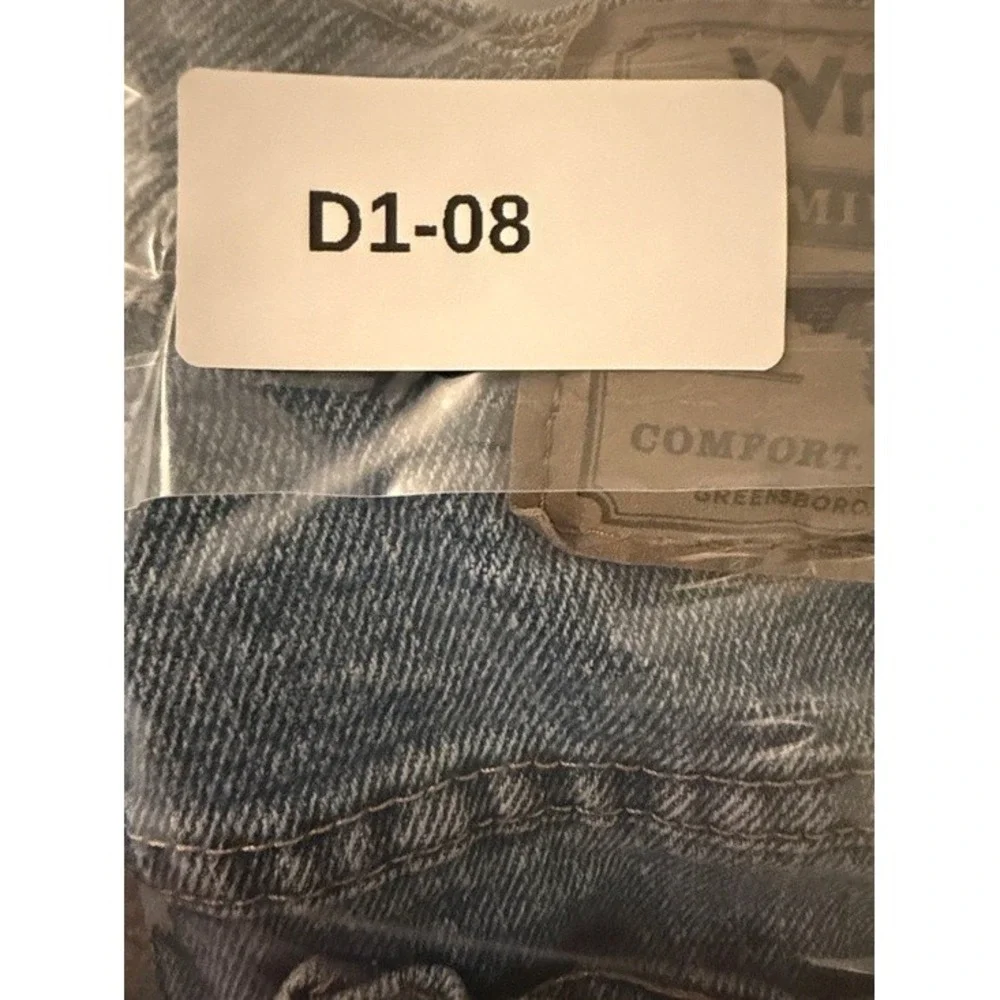 Wrangler Premium Quality Mens Light Wash Straight Leg Denim Jeans‎ 30x27